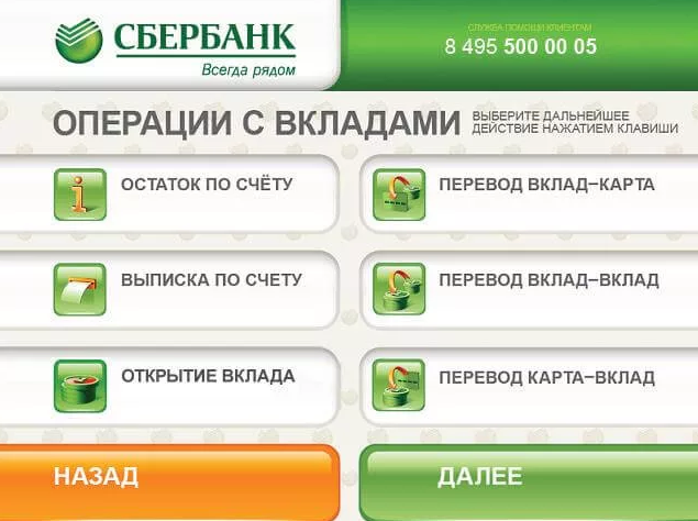 Как снять деньги со вклада в Сбербанке