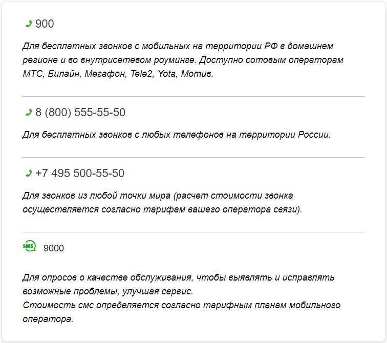 Как связаться с оператором Сбербанка по телефону