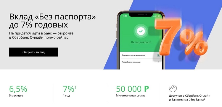 Какой сейчас процент по вкладам в Сбербанке