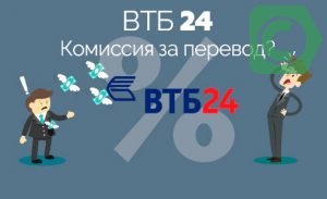 Перевод с ВТБ на Сбербанк сколько комиссия
