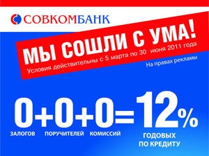 Под какой процент дает кредит Совкомбанк пенсионерам